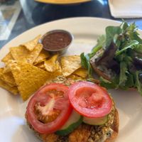 Deluxe Hemp Burger  at Morning Glory Cafe in Flagstaff