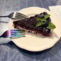 Blueberry cheesecake   at Morning Glory Cafe in Flagstaff