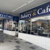 Shop front at Sandy Bay Bakery & Cafe in Sandy Bay