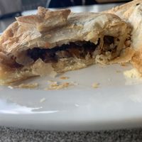 Lentil and veg pie filling   at Sandy Bay Bakery & Cafe in Sandy Bay