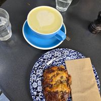 Chocolate Cookie & Matcha Latte at Kafi Freud in Zurich