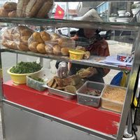 This is the cart!  at Banh Mi Chay Co Hoa in Da Lat