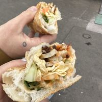 The one with egg  at Banh Mi Chay Co Hoa in Da Lat