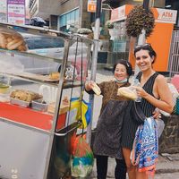 for me the best veg food in Da Lat 💚 friendly owner, only 15000 for one and really delicious! at Banh Mi Chay Co Hoa in Da Lat