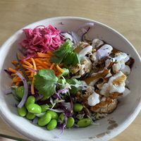 Cauliflower teriyaki bowl  at Super Bowl NZ in Kerikeri