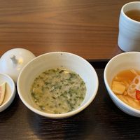 Fig, porridge and lotus kimchi   at Balwoo Gongyang - 발우공양 in Seoul