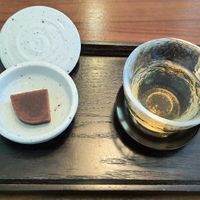 Course SEON (August 2022) - 4th course: red bean jelly and herb tea at Balwoo Gongyang - 발우공양 in Seoul