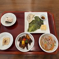 One out of five courses in the set meal I chose  at Balwoo Gongyang - 발우공양 in Seoul