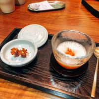 Our dessert - one of the small differences between the 60000W course (which we got) and the 45000W, probably not worth it in my books.  at Balwoo Gongyang - 발우공양 in Seoul