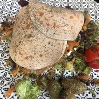 Medditerrenean bread   at Mother Vegan Bistro in Athens