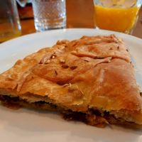Chard pie at Mother Vegan Bistro in Athens
