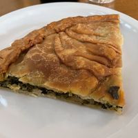 Pie with spinach, €6  at Mother Vegan Bistro in Athens