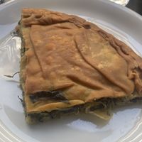 spinach pie  at Mother Vegan Bistro in Athens