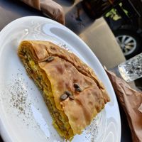 Pumpkin pie at Mother Vegan Bistro in Athens