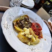 Stuffed pepper special of the day at Mother Vegan Bistro in Athens