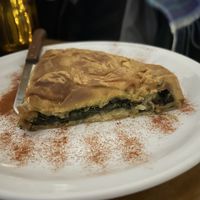 Spinach Pie….delicious!  at Mother Vegan Bistro in Athens