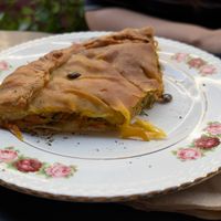 Pumpkin Pie at Mother Vegan Bistro in Athens