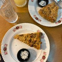 Quiche lorraine. at Mother Vegan Bistro in Athens