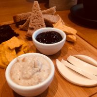 Cheese platter shared with sister - homemade... at Mother Vegan Bistro in Athens