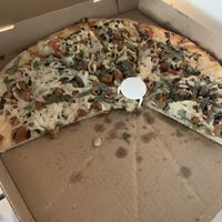 Already 1/4 gone before I thought to take a picture  at Cruzer Pizza in Los Angeles