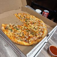 Buffalo Chicken Pizza  at Cruzer Pizza in Los Angeles