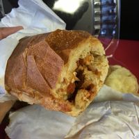 Buffalo Chik'n Sandwich at Cruzer Pizza in Los Angeles