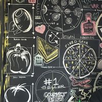 Cool decor at Cruzer Pizza in Los Angeles