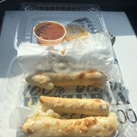 Cheese sticks  at Cruzer Pizza in Los Angeles