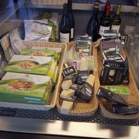 Vegan cheese and products at Shanti in Maranello