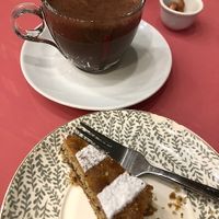 Soy chocolate. Vegan cake.  at Nuts Cafe in Naples