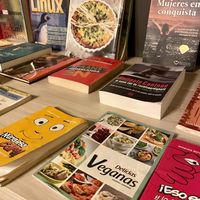 Vegan cook books  at Bianco Pizza in Envigado