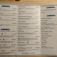 Menu - food at Bianco Pizza in Envigado