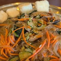 Japchae with tofu at BaBbi BaBbi in Orlando