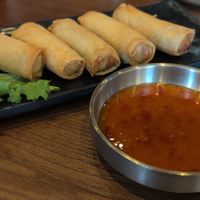 Veggie spring rolls at BaBbi BaBbi in Orlando