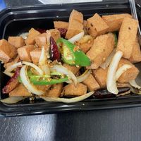 Salt and pepper tofu   at Dumpling Depot in Sunnyvale