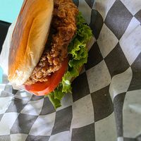 Ch'ken Sandwich at Blissful Burgers in San Antonio