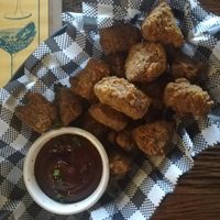 Vegan Popcorn Chicken... $12 at The Mayfair   in Sandy Bay