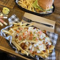 Loaded fries  at The Mayfair   in Sandy Bay