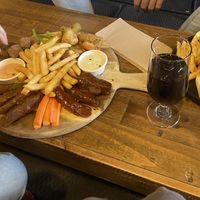 Vegan platter  at The Mayfair   in Sandy Bay