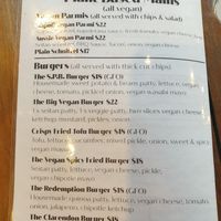 New menu!!! at The Mayfair   in Sandy Bay