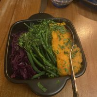 Veg to accompany the roast  #Veganuary at Dog & Gun in Thirsk