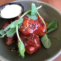 Buffalo cauliflower wings at The Green Edge Cafe and Store in Windsor