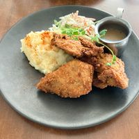 VFC, Mash, Coleslaw and Gravy at The Green Edge Cafe and Store in Windsor