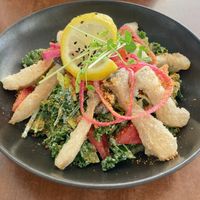 Vegan Calamari Salad at The Green Edge Cafe and Store in Windsor