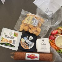 vegan groceries + pre made salad!   at The Green Edge Cafe and Store in Windsor