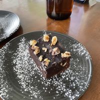 Walnut brownie   at The Green Edge Cafe and Store in Windsor