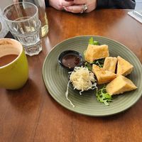 Salt and pepper tofu at The Green Edge Cafe and Store in Windsor