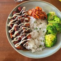 Vegan Korean BBQ Pork at The Green Edge Cafe and Store in Windsor