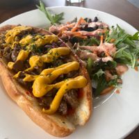Philly cheesesteak sub  at The Green Edge Cafe and Store in Windsor