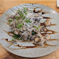 Creamy mushrooms on toast at The Green Edge Cafe and Store in Windsor